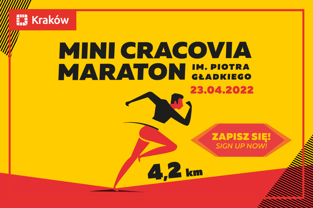 15. Mini Cracovia Maraton im. Piotra Gładkiego odbędzie się tradycyjnie na dzień przed krakowskim maratonem. 