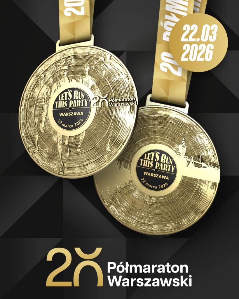 Medal 20. Polmaratonu Warszawskiego
