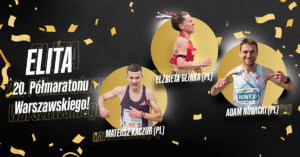 Rekordowa frekwencja i sportowa rywalizacja na trasie jubileuszowego 20. Półmaratonu Warszawskiego