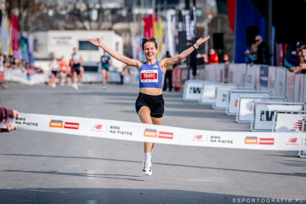 Zwyciężczyni i rekordzistka Elżbieta Glinka