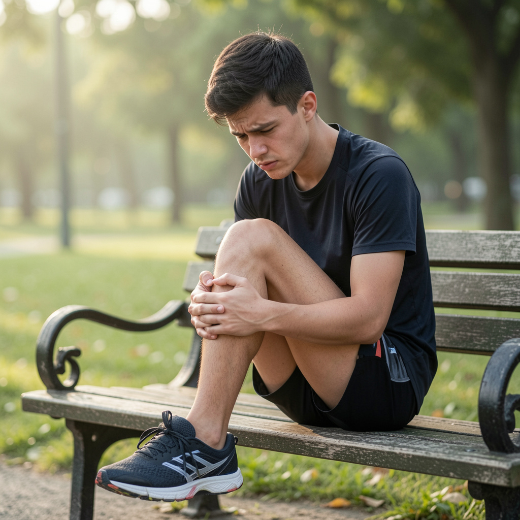 Ignorowanie bólu podczas treningu może zakończyć się urazem 